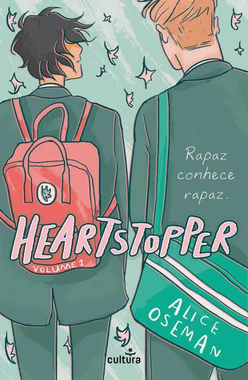 Capa de Heartstopper — Volume 1 — Rapaz Conhece Rapaz